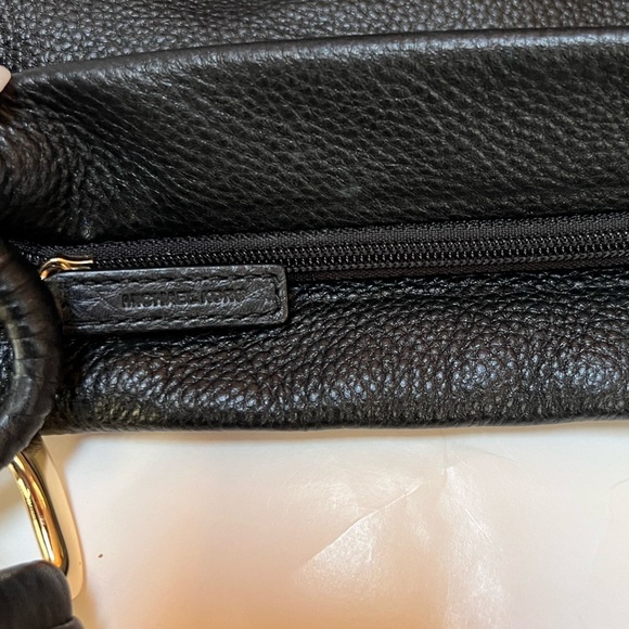 Michael Michael Kors Slouchy Black Pebble Leather Shoulder Bag - Picture 3 of 13